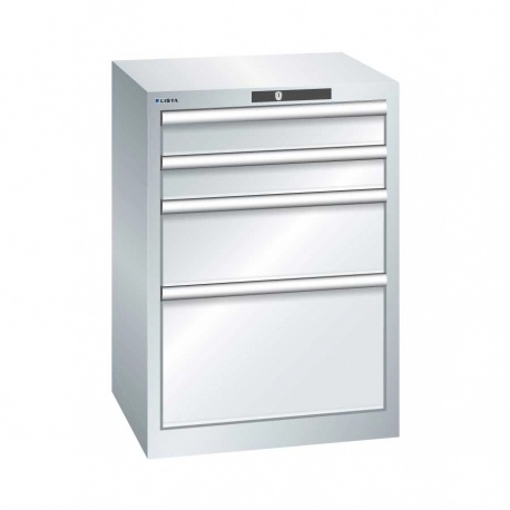 Drawer cabinet 27x36E Blue with 4 drawers